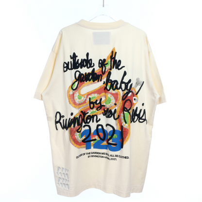 Camiseta Oversized 123 Rainbow Retro.