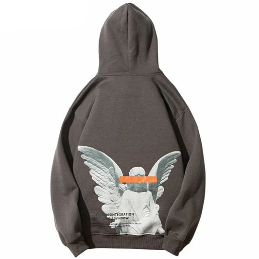 Moletom Oversized Angel God Print Pullover