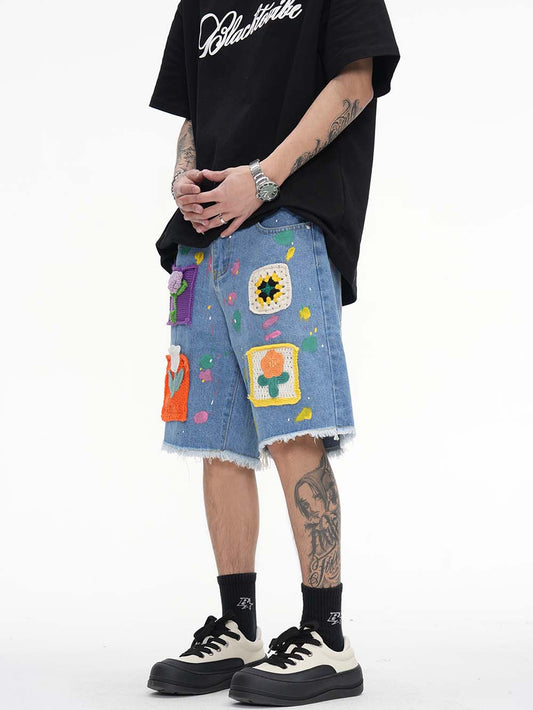 Shorts Flor Vibes Baggy Jorts