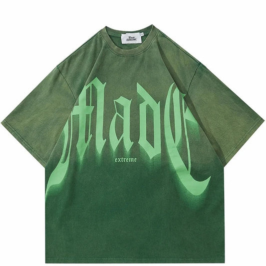 Camiseta Oversized Degrade Color Clean Made