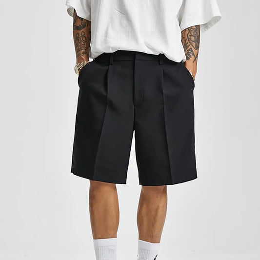 Short Straight Solid Casual Korean Streetwear