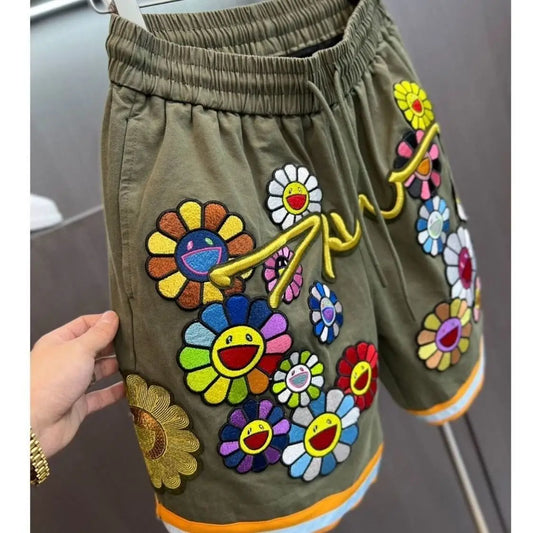 Shorts Street Flower Happ